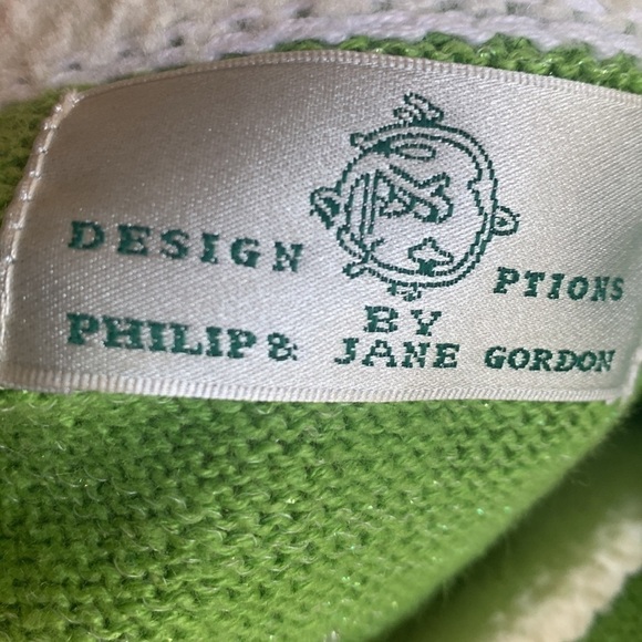 Vintage Design Options by Philip & Jane Gordon 3D Santa Christmas sweater, large - Picture 6 of 7